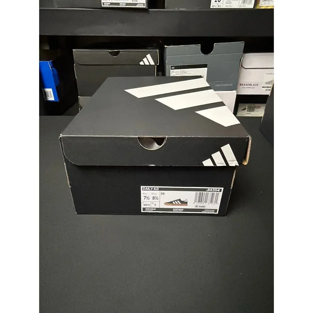 adidas Daily 4.0 Black Gum / $70 Retail!! / Size 7.5M (8.5W)  / Brand New!!